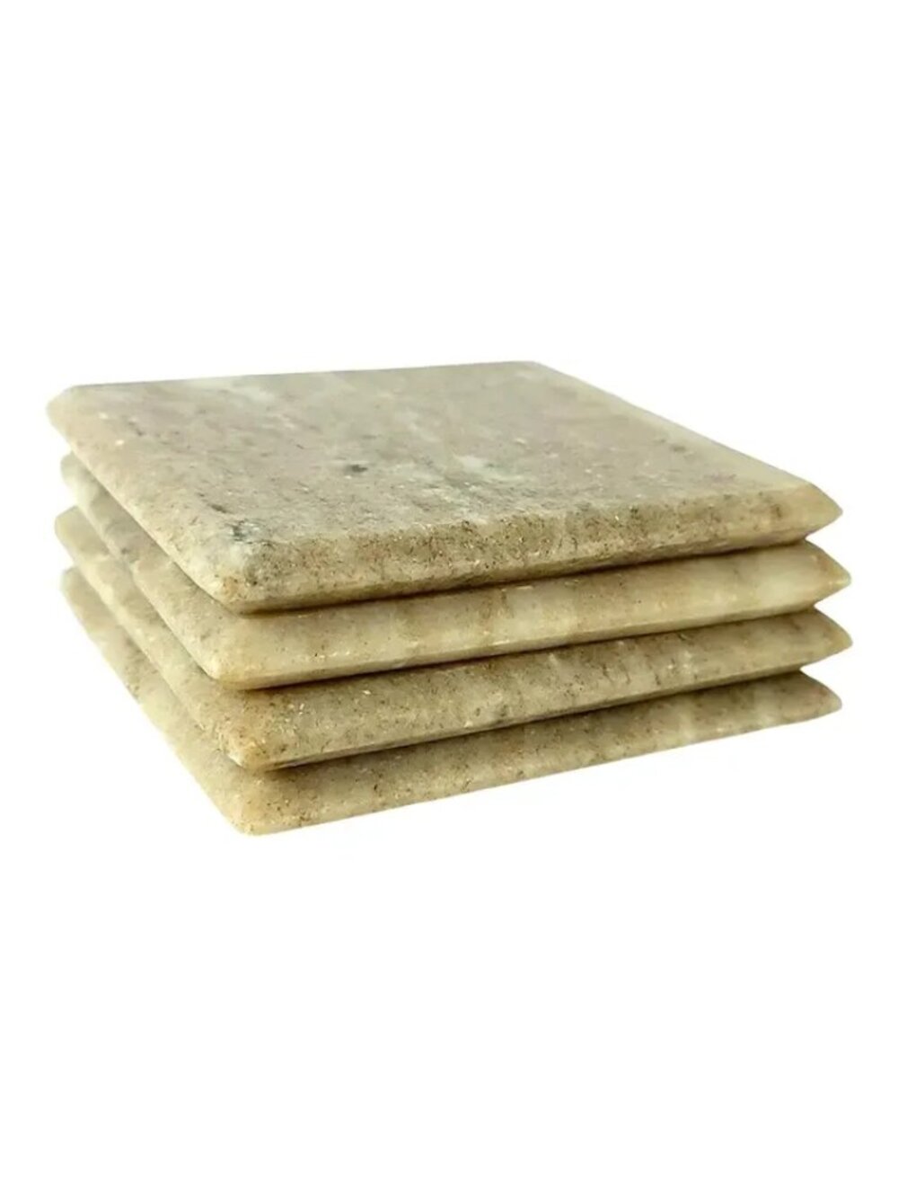 Square Marble Coasters Set of 4